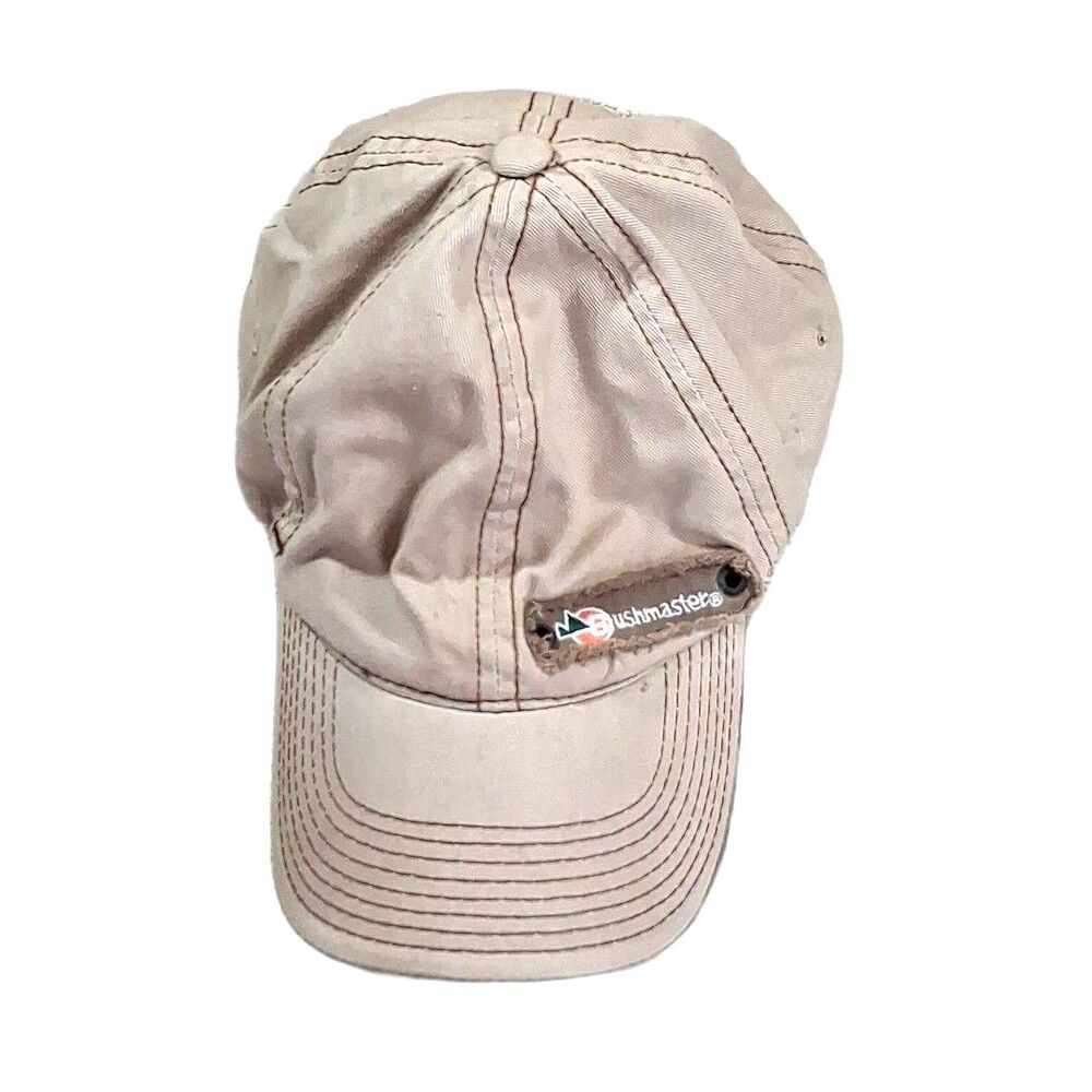 VINTAGE CAMO STRAPBACK HAT DEER BUCK HUNTING AL LEHMAN CONST TRUCKER CAP TREES